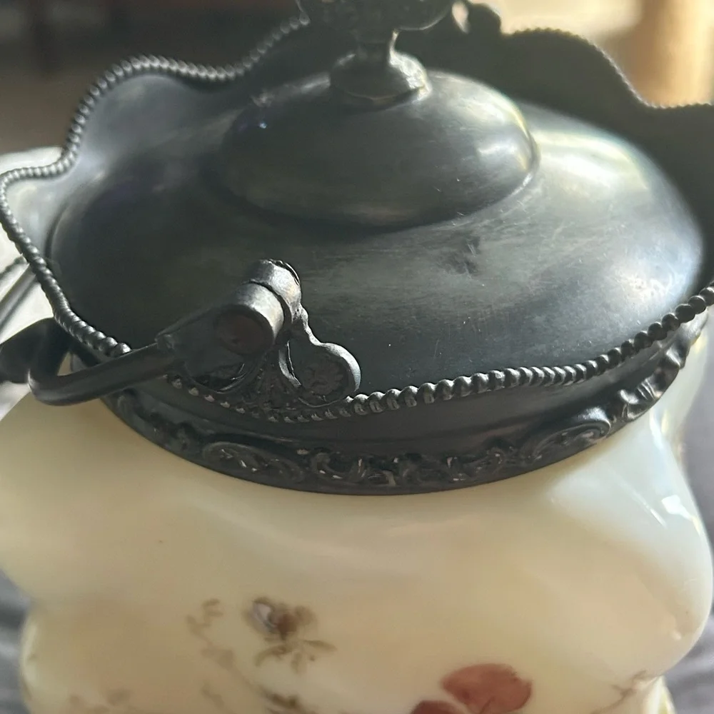 Elegant Floral Food Storage Jar